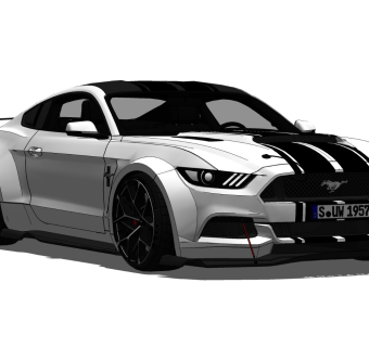 超精细汽车模型 福特 野马 Ford Mustang GT